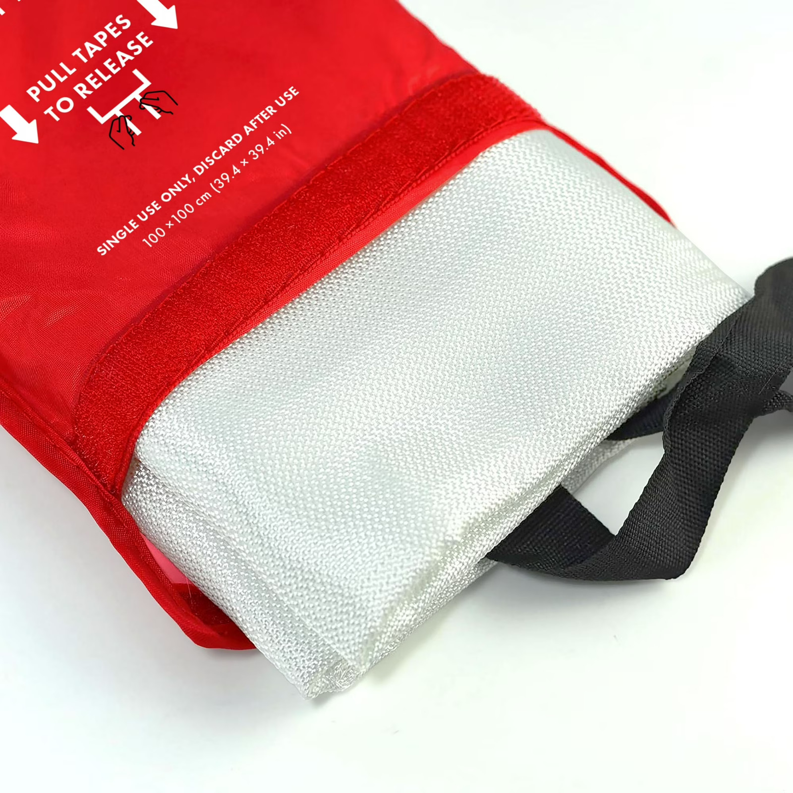 Emergency Fire Blanket Quick Release In Case For Home Office Car- Fast Shipping