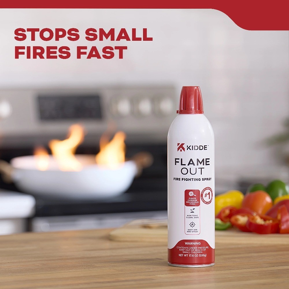 Flame Out Fire Extinguisher Spray, 17.6 oz Aerosol Can, Easy to Use for Home Car