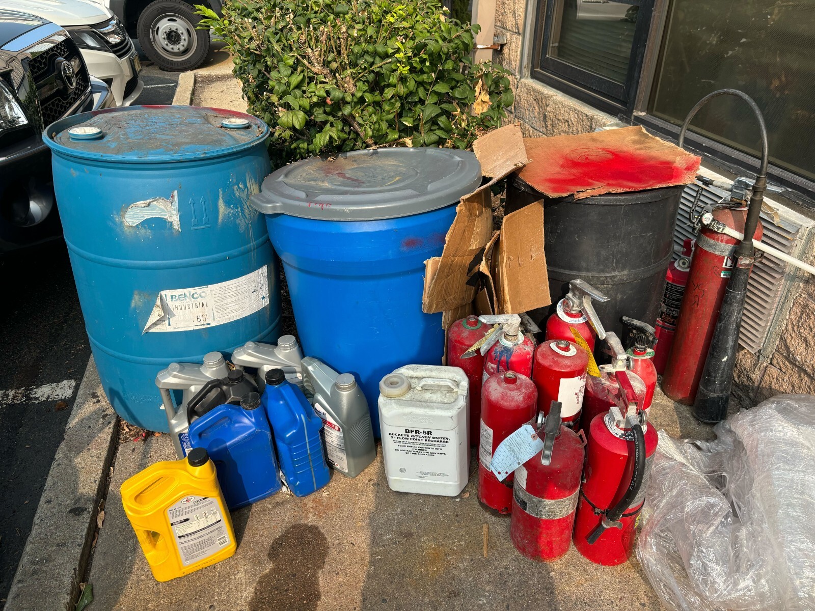 55 Gallon ABC Multi-Purpose Fire Extinguisher Mono-Ammonium Phosphate Powder