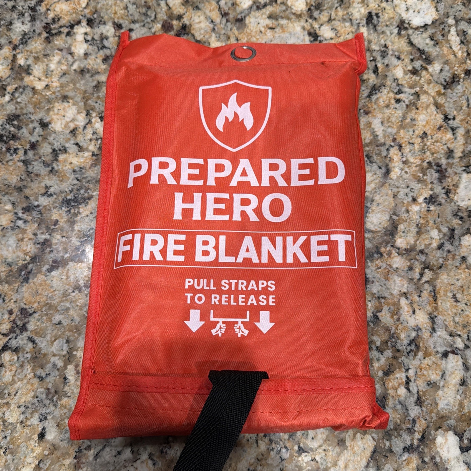 Prepared Hero Emergency Fire Blanket – 1 Pack – Fire Suppression for Kitchen,