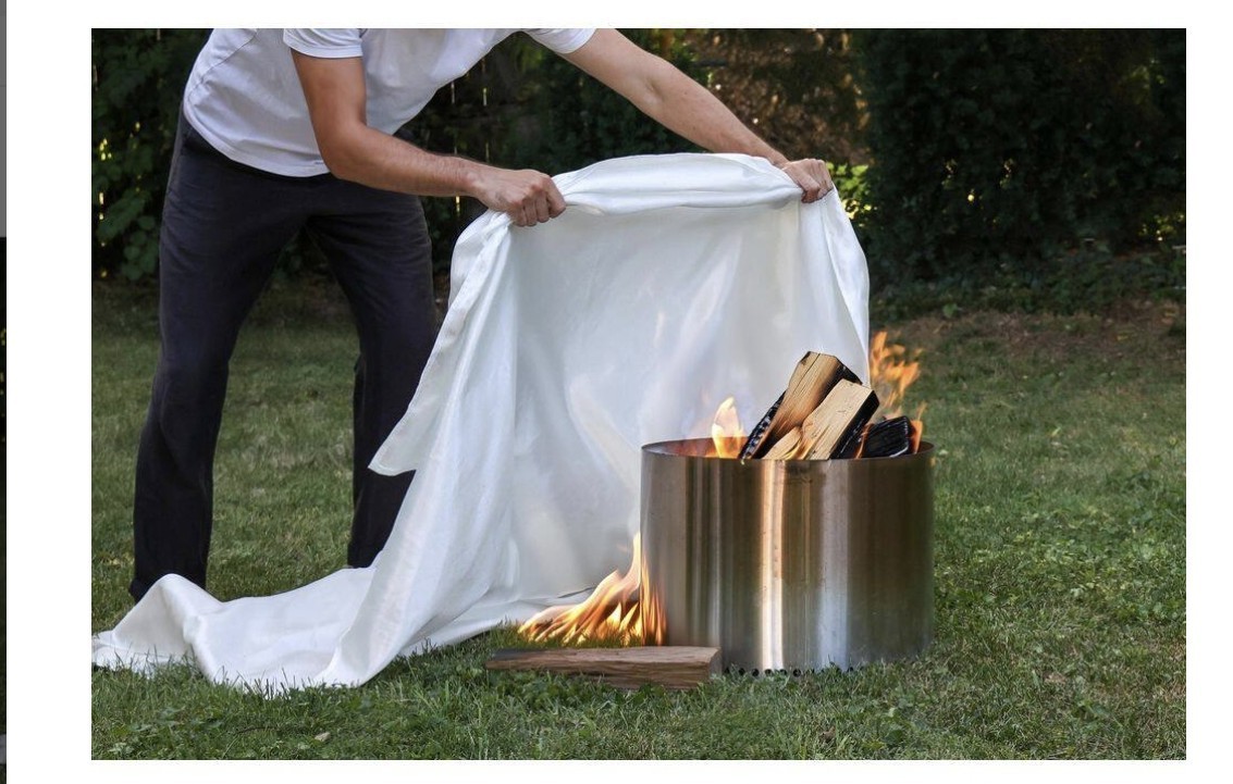 40 in. x 40 in. Fire Extinguisher Blanket with Storage Bag by Premium Defense