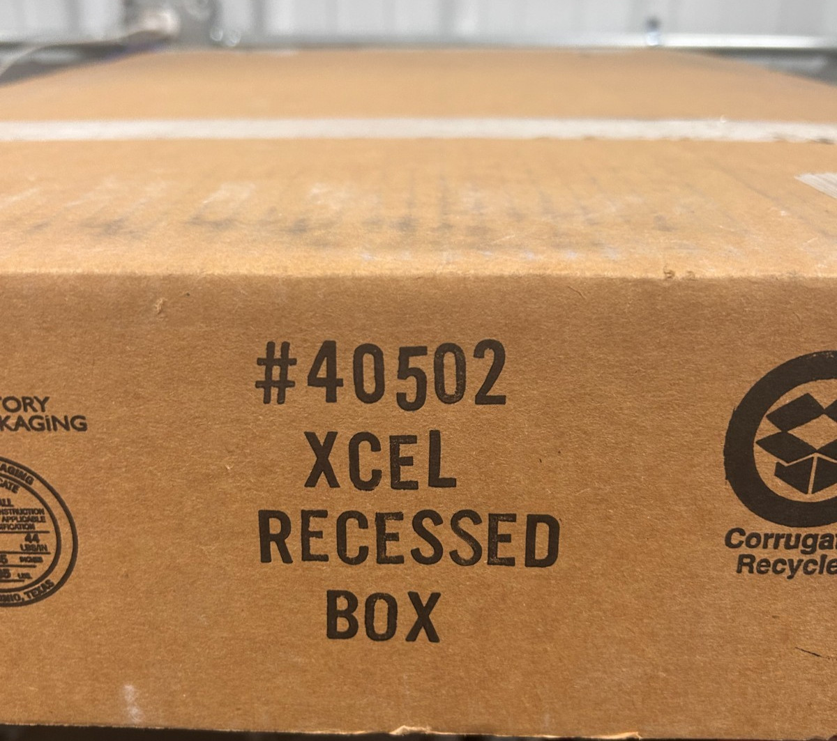 JL Academy XCEL Aluminum 1023V10 #40502 Recessed Box Fire Extinguisher New