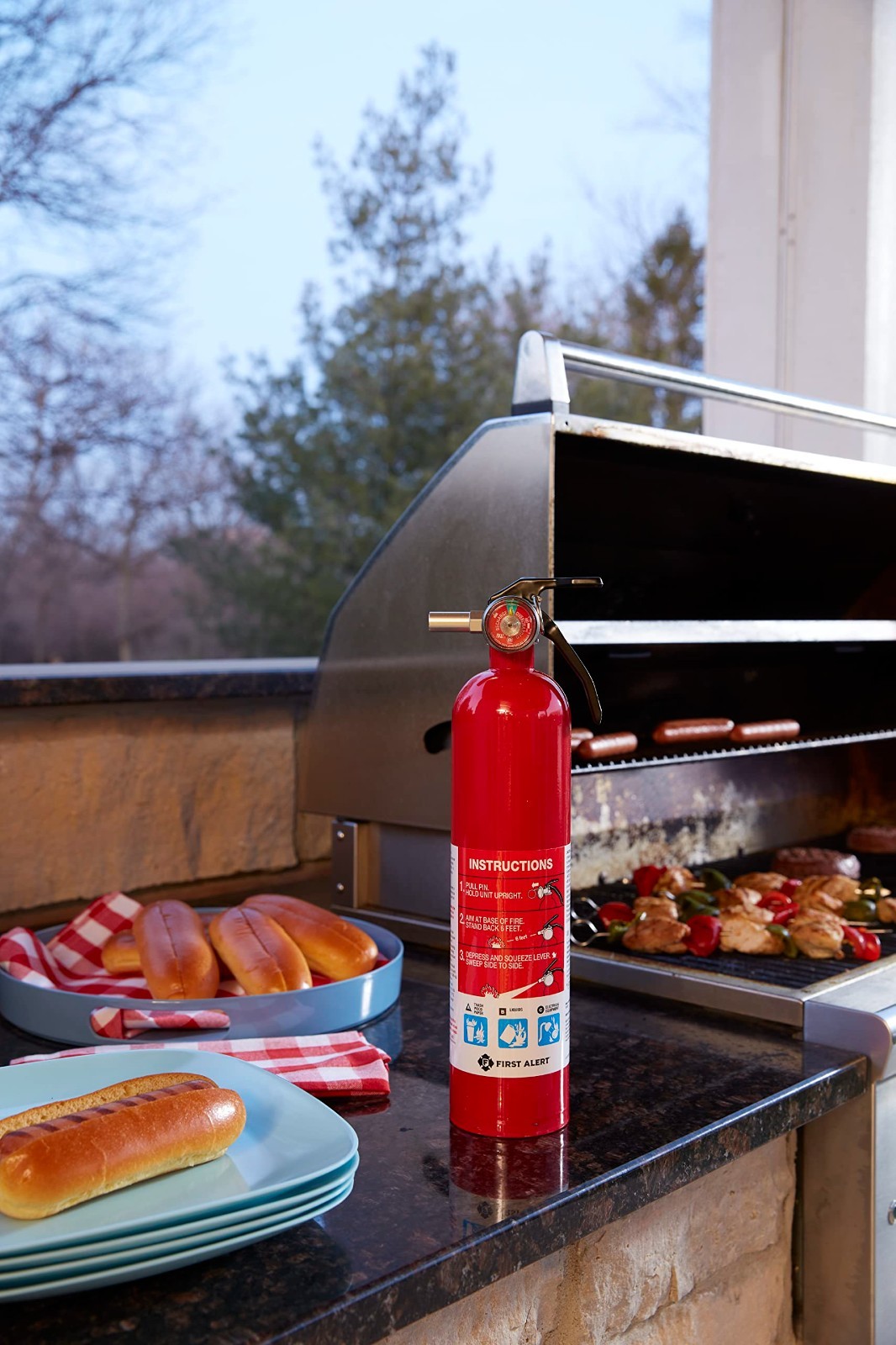 Home Fire Safety Bundle Pack | Smoke & CO Alarms for Kitchen & Living Room