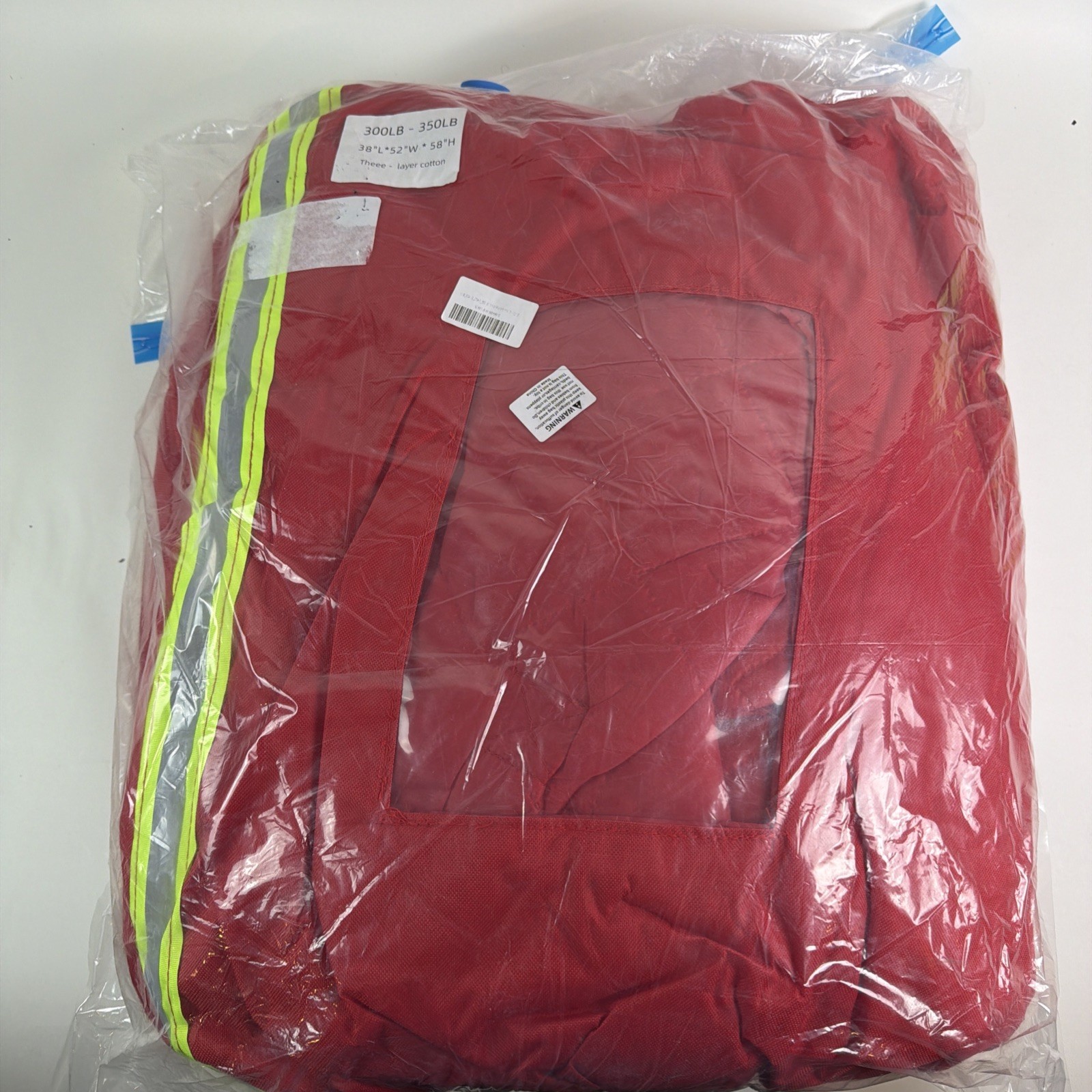 Wheeled Fire Extinguisher Cover HD Cart Protective Cover w/Window 300-350lbs