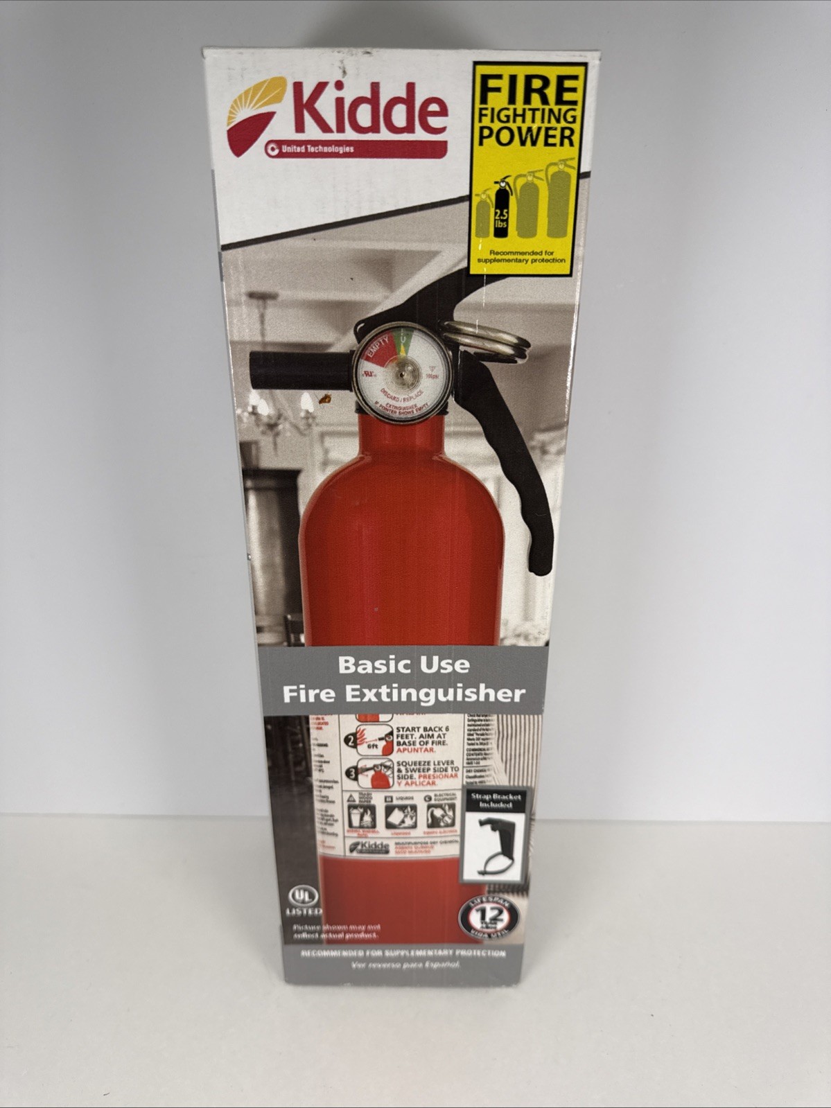 Fire Extinguisher Home Car Auto Garage Kitchen Emergency 3.9 lb 1-A:10-B:C New