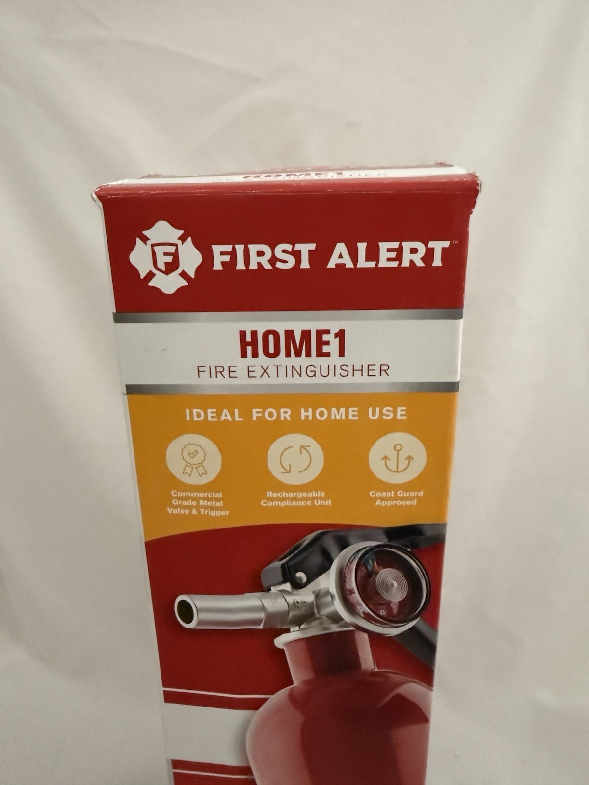 First Alert HOME1 2.5 lb ABC Standard Home Fire Extinguisher Rechargeable, Red