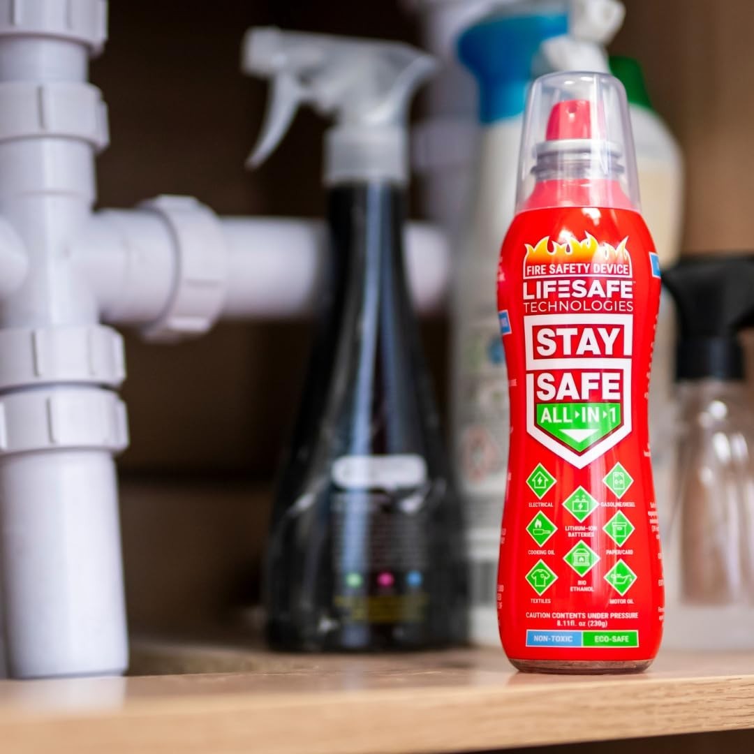 Compact All-in-1 Fire Extinguisher – Non-Toxic Solution for Home Fire Safety