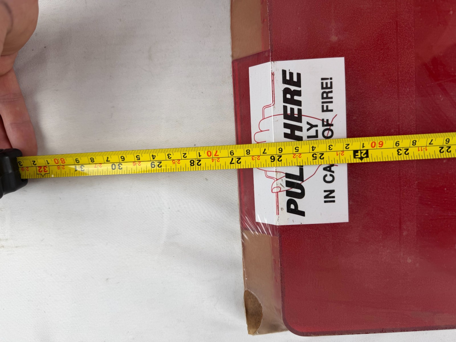 BECO Mark II M2CR Fire Extinguisher Cabinet Replacement Cover Door Red
