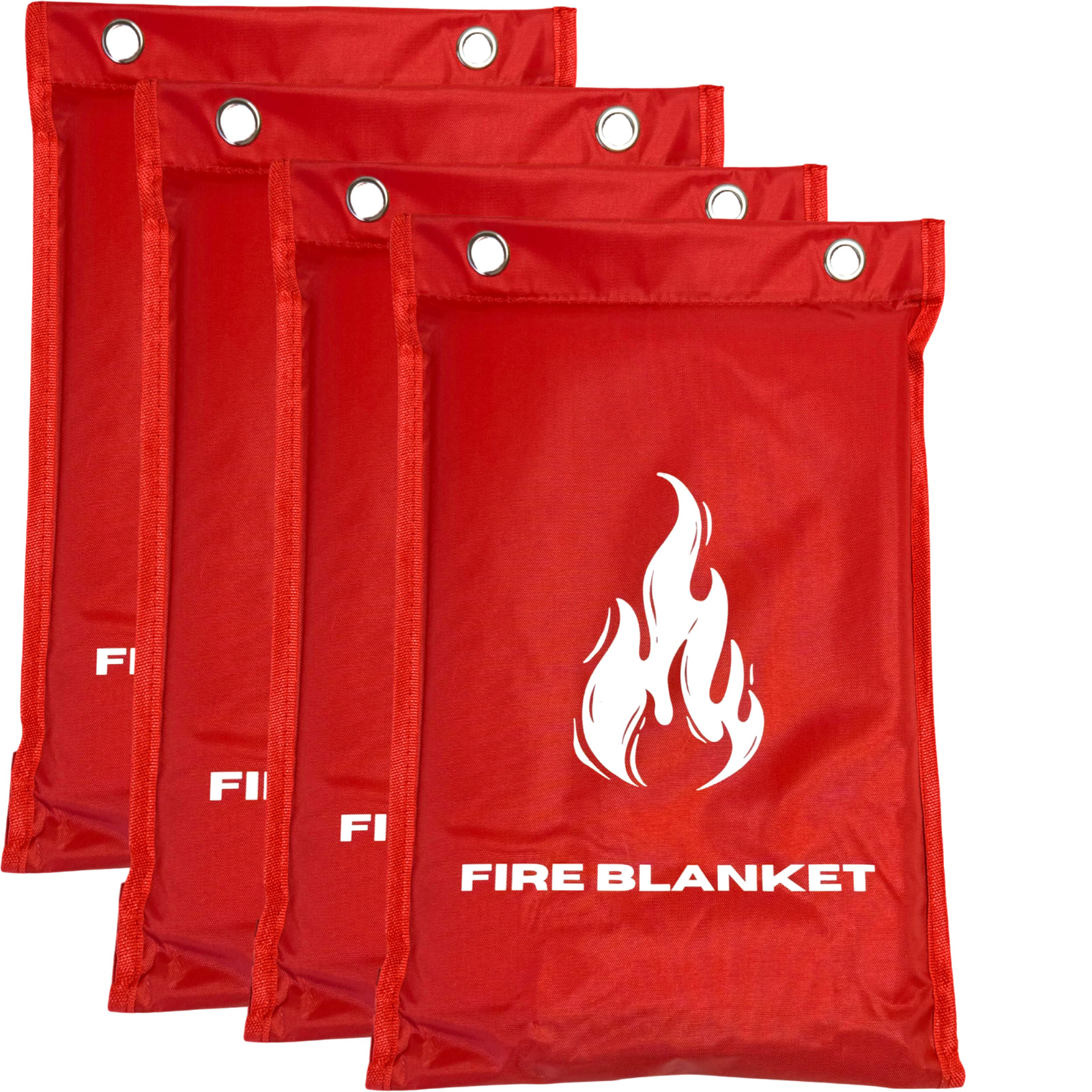 Motivpart Fire Blanket Emergency Survival Kit 2 Pack Size 39″x39″ Safety Blanket