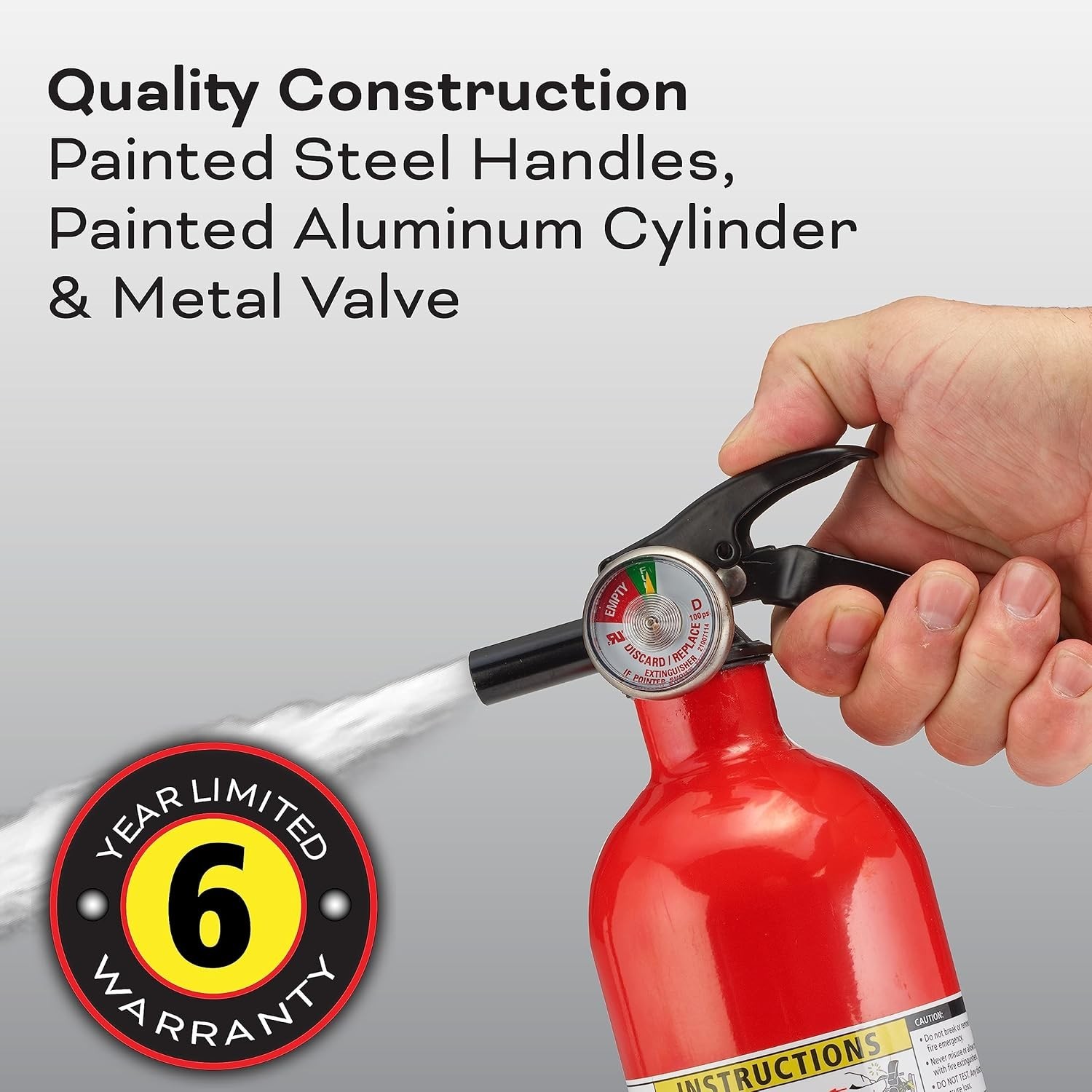 Kitchen Fire Extinguishers for Home & Office Use, 2 Pack: One 1-A:10-B:C and …