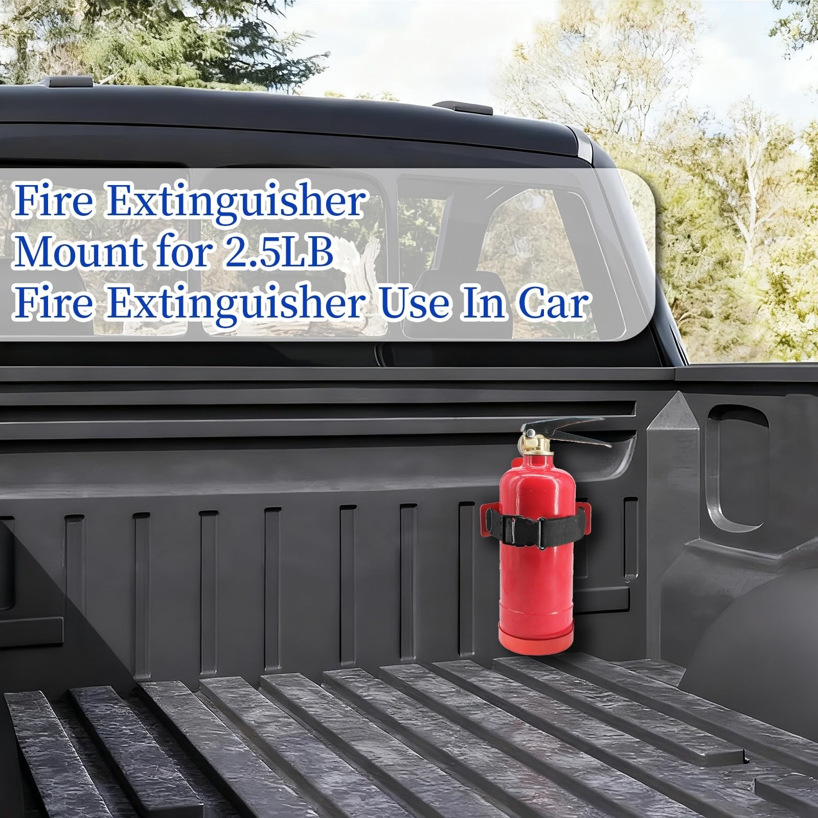 Fire Extinguisher Mount Bracket Wall Hook Holder Hanger for 2.5 LBS Home