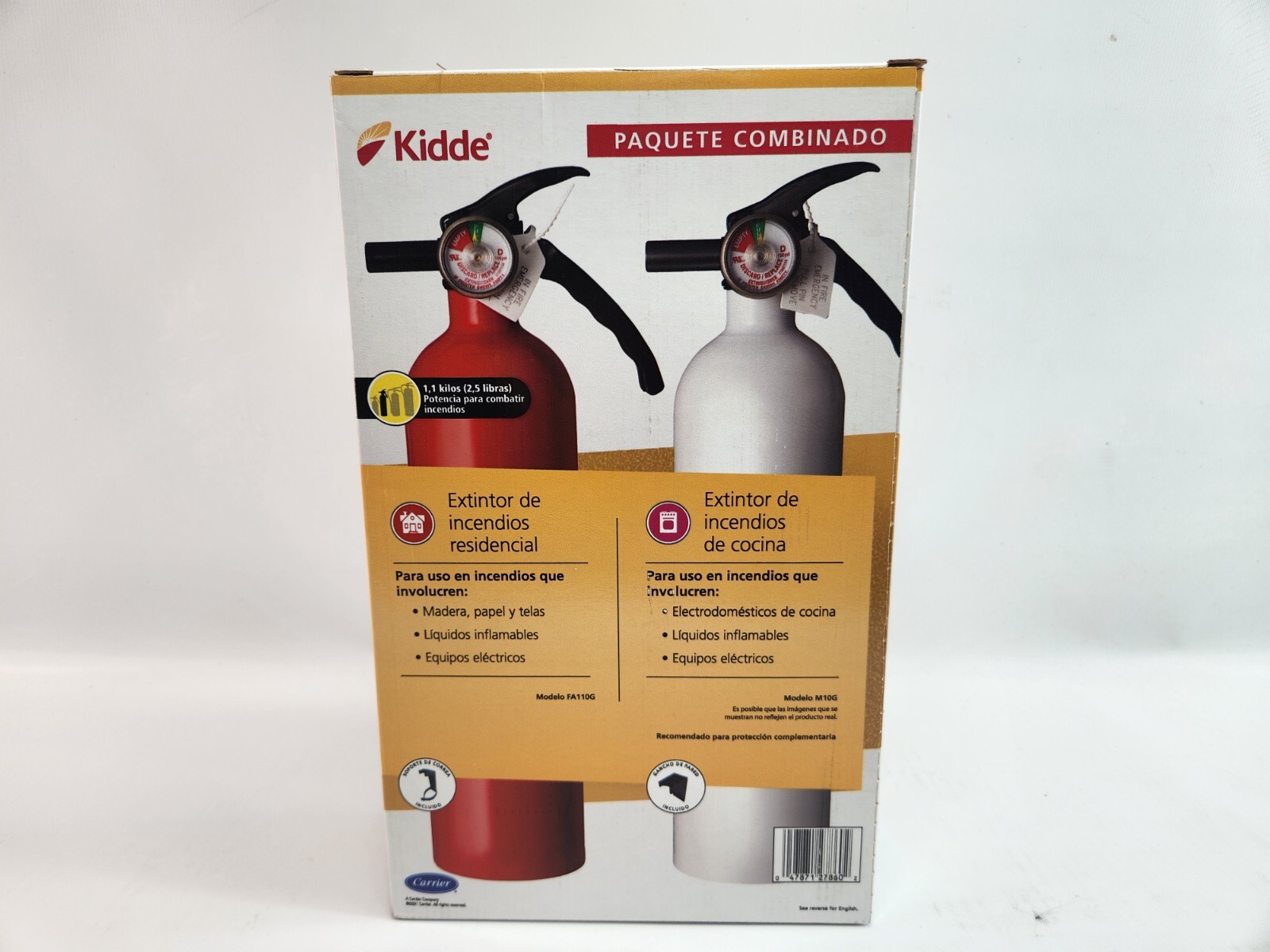 Kidde Residential and Kitchen Class ABC and Class BC Fire Extinguisher’s M10G