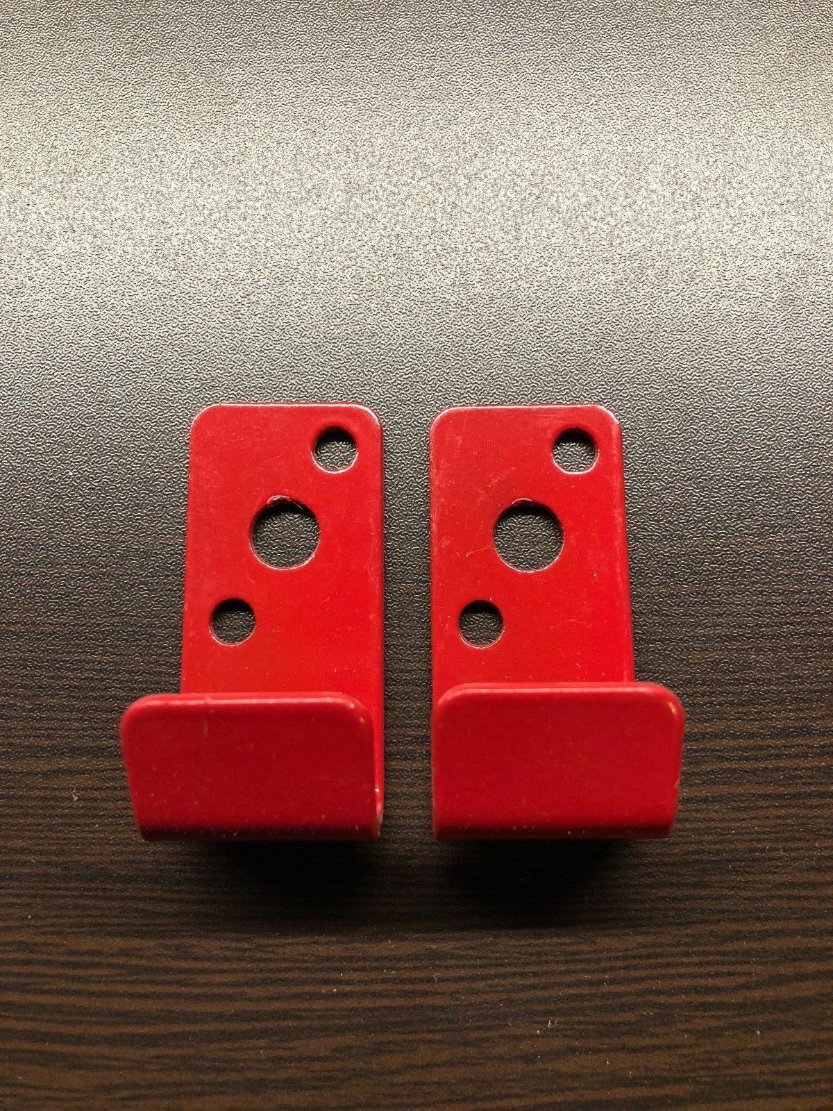 🔥🧯2-BADGER WALL HOOK BRACKETS FOR 2 1/2 GAL WATER PRESSURE FIRE EXTINGUISHERS