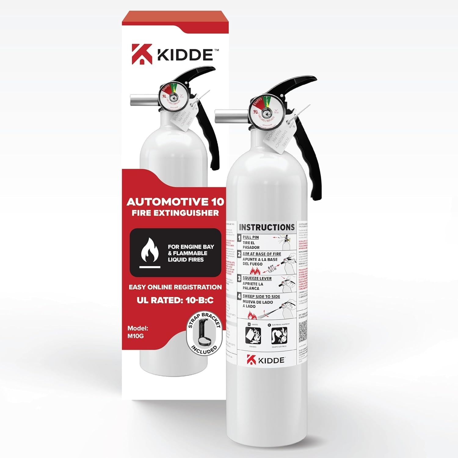 Reliable Hand-Powered Fire Extinguisher for Autos – Compact & Efficient Design