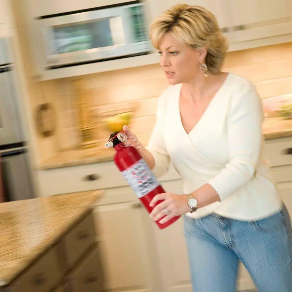 2 pack fire extinguisher dry chemical powder home office shop safety 1-a:10-b:c