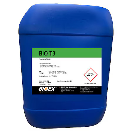 Bio-Ex F02.02.0015 Firefighting Foam, Fluorine-Free Foam Concentrate, 5 Gal Pail