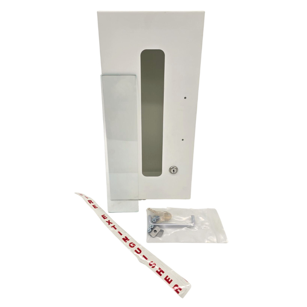 508-EL Surface Mounted 5LB Fire Extinguisher Cabinet w/ Vertical Duo Door