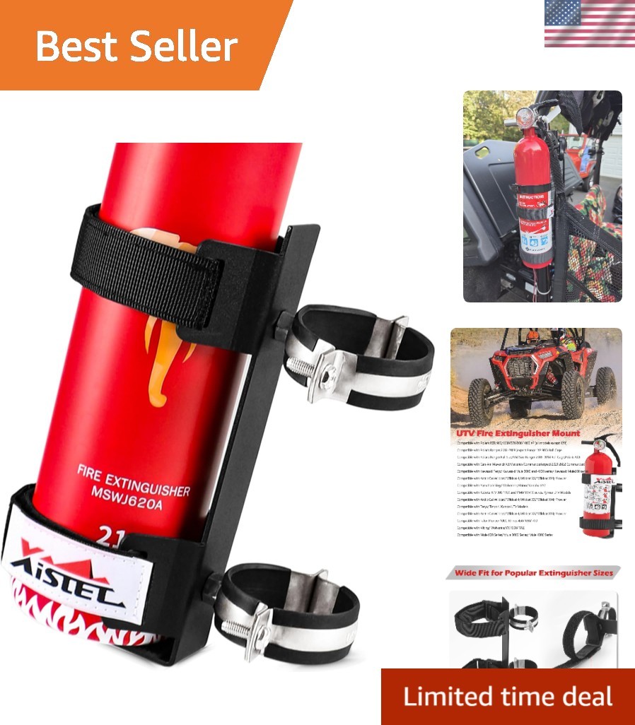 Lightweight UTV Fire Extinguisher Holder – Easy Install for Polaris RZR & Can-Am