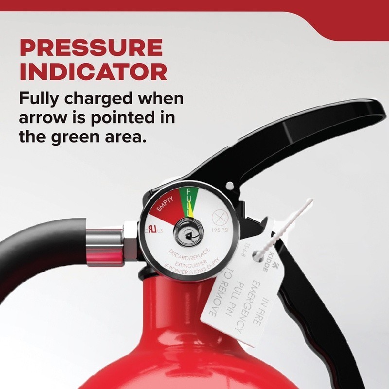 Multipurpose Fire Extinguisher 3A40BC Home Safety UL Listed Easy Access Mount US
