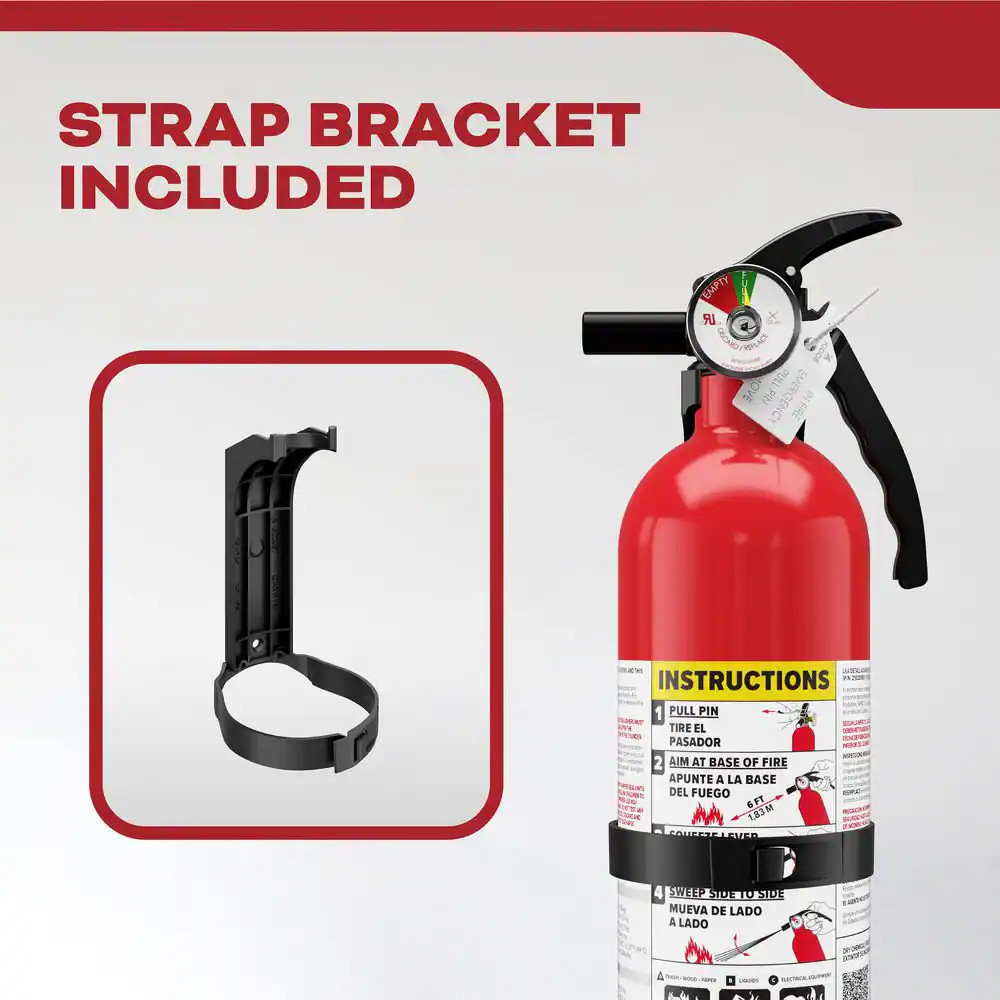 Home 1-A:10-B:C Class ABC 2.5 Lb. Fire Extinguisher 21030926