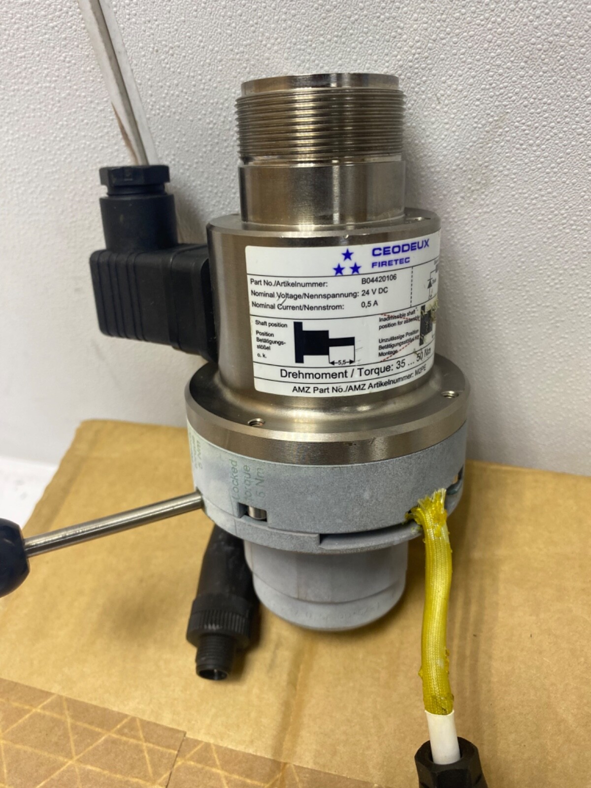 CEODEUX FIRETEC 24V DC Part No: B04420106
