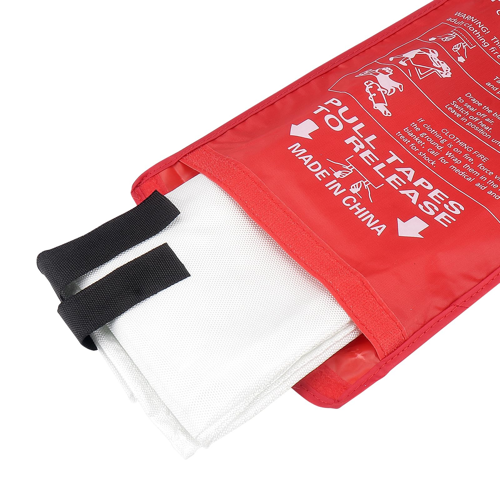 Fire Blanket – 2 Pack, Fire Suppression Blanket for Home and Kitchen, 40” x 4…