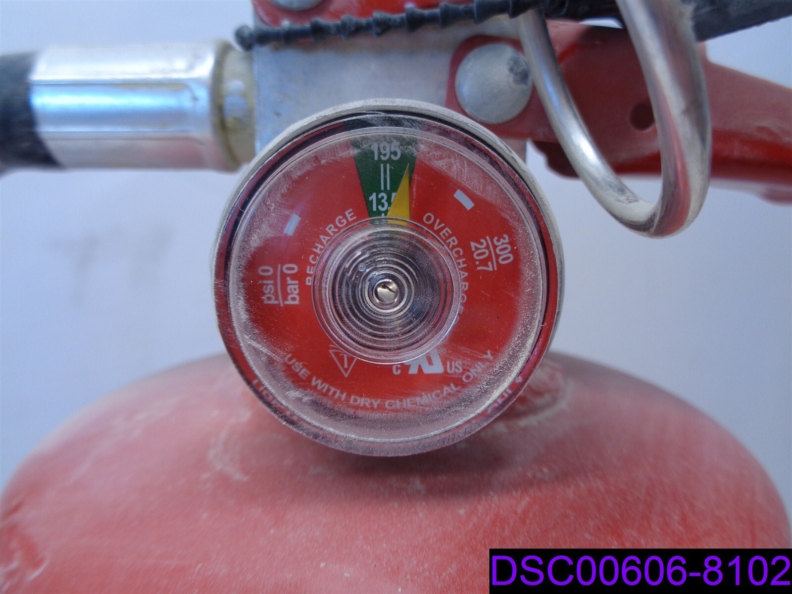 Used: Sentry 5lb Fire Extinguisher Model AA05S-1, D-06919383