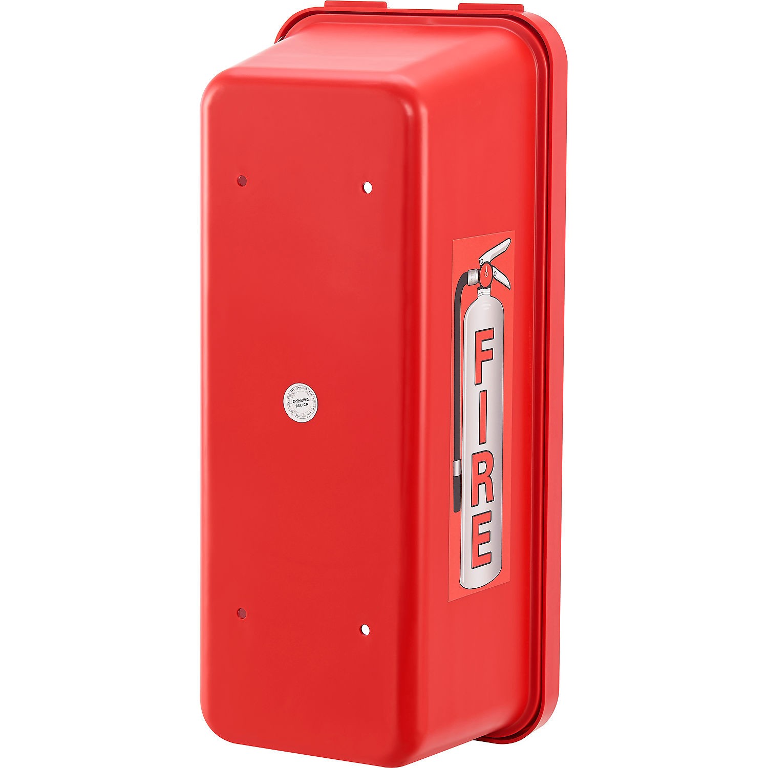 Global Industrial Plastic Fire Extinguisher Cabinet Fits 2-1/2 – 5 lbs. Red