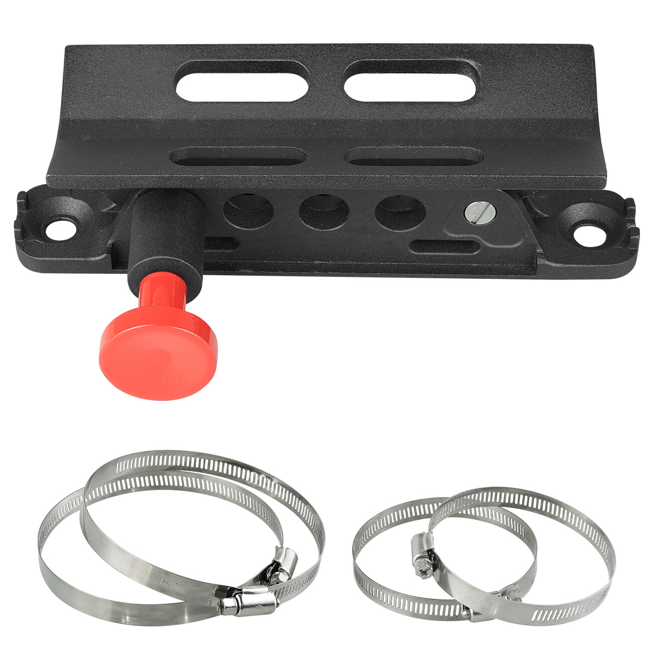 Car Fire Extinguisher Mount Bracket Adjustable Black For UTV Jeep Wrangler JK JL