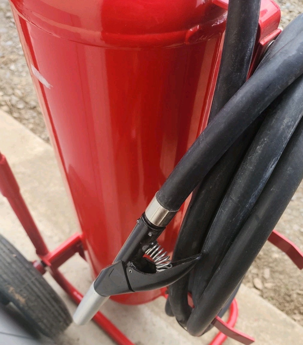 ​Badger 50MB Wheeled Fire Extinguisher 50 lb ABC Dry Chemical Portable Cart Unit
