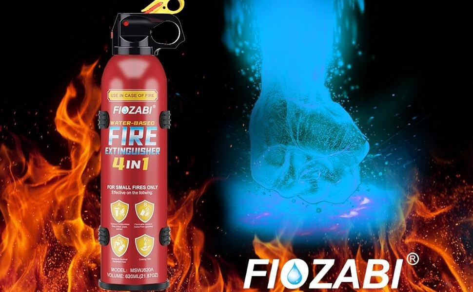 Portable Fire Extinguisher Spray With Bracket For Car Home Kitchen Garage House