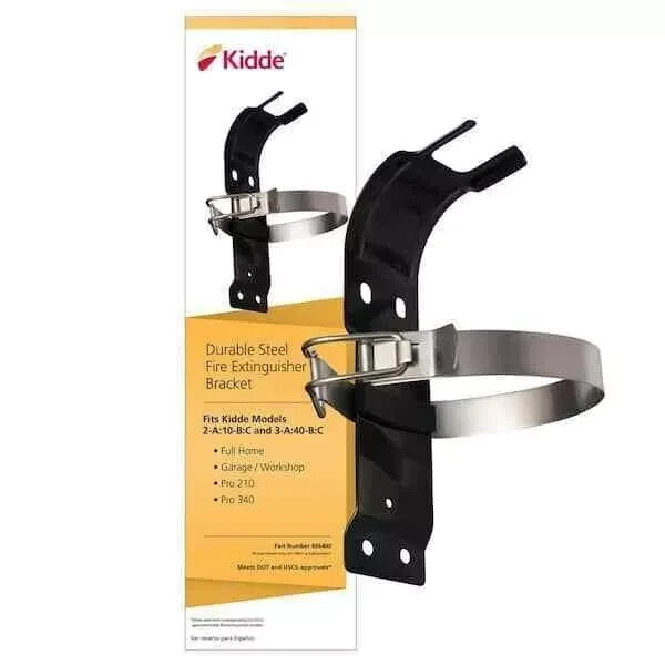 Kidde Durable Steel Fire Extinguisher Bracket – 2-A:10-B:C and 3-A:40-B:C – NEW