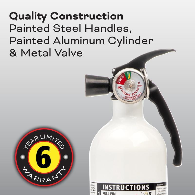 Lightweight Kitchen Fire Extinguisher Non-toxic UL Listed High Volume Discharge