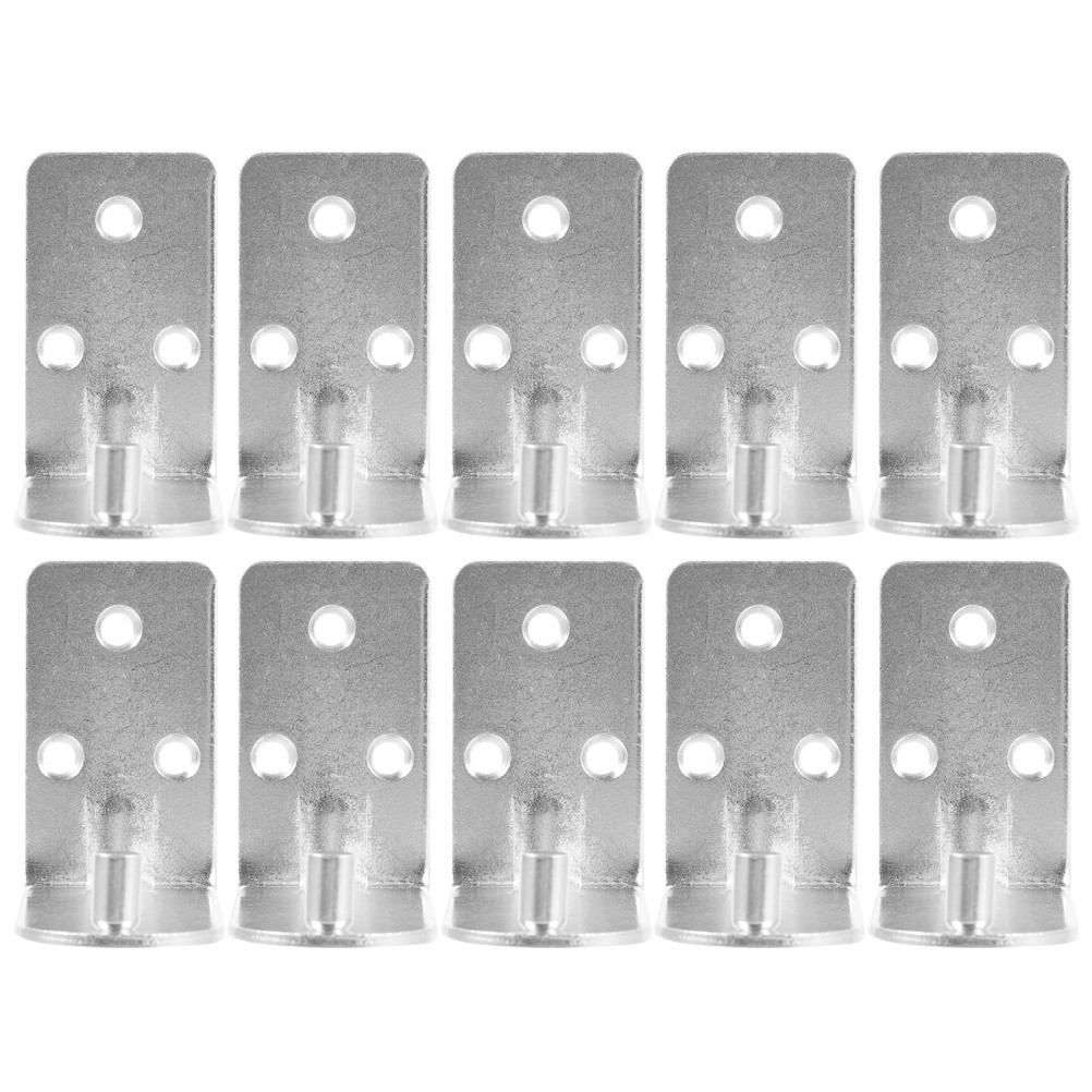 10Pcs Metal Fire Extinguisher Wall Mount Brackets L Shaped Holder Transparent