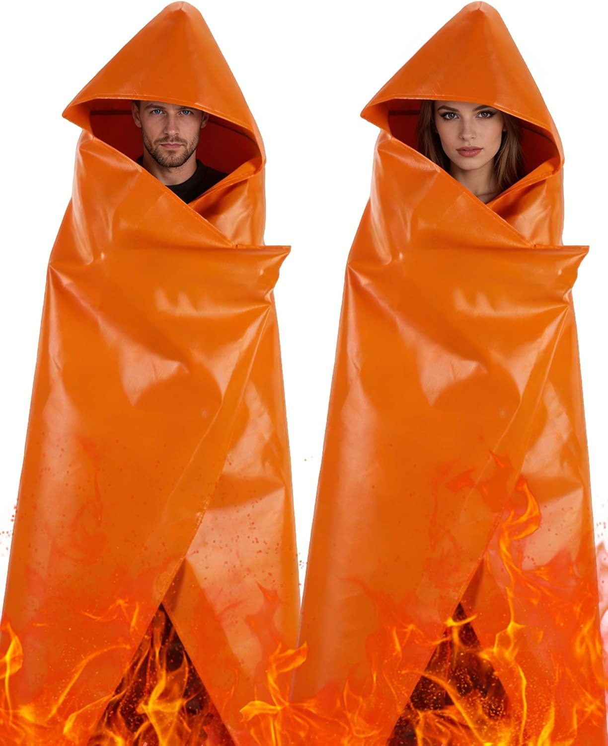 Emergency Fireproof Cloak for Home for Car Safe Fire Escape Cloak for Adults Cam