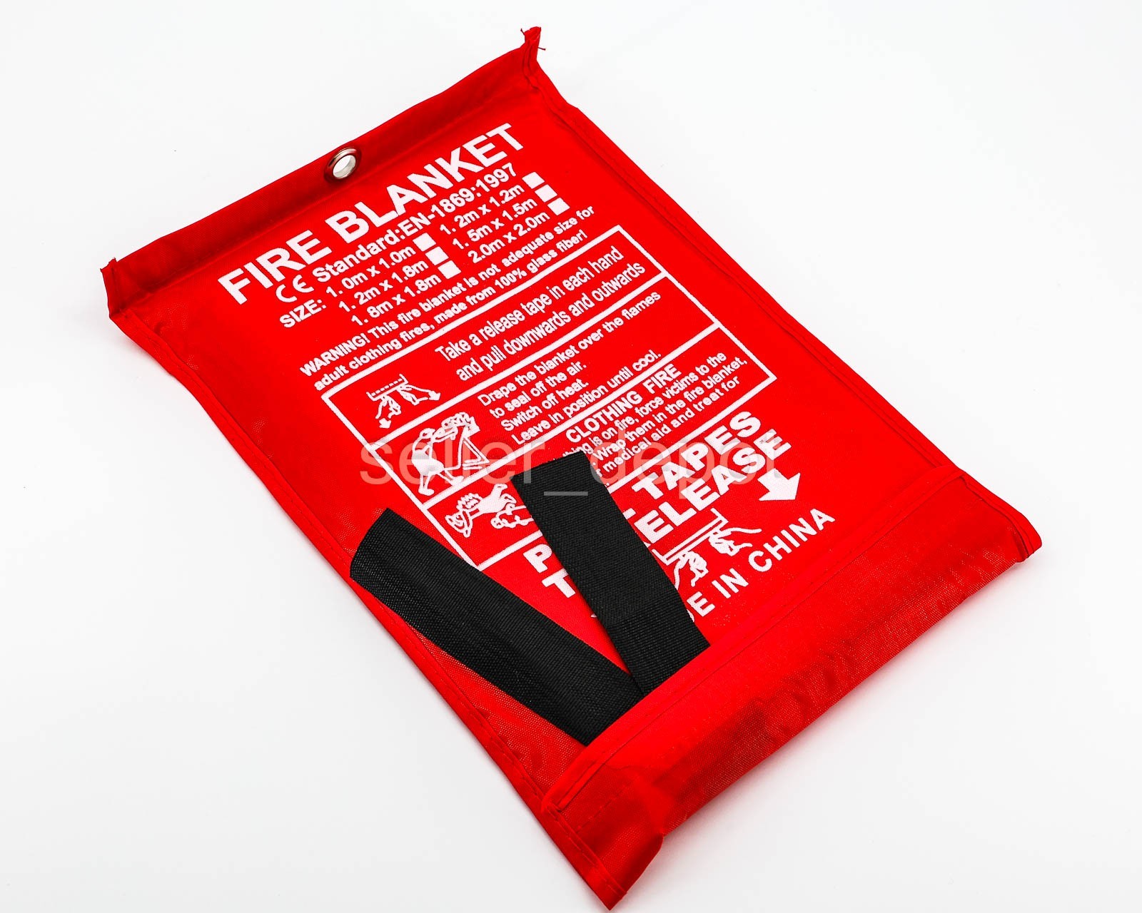 FIRE BLANKET 39”x39” Retardant Fiberglass Blanket Prepared Emergency 2 PACK