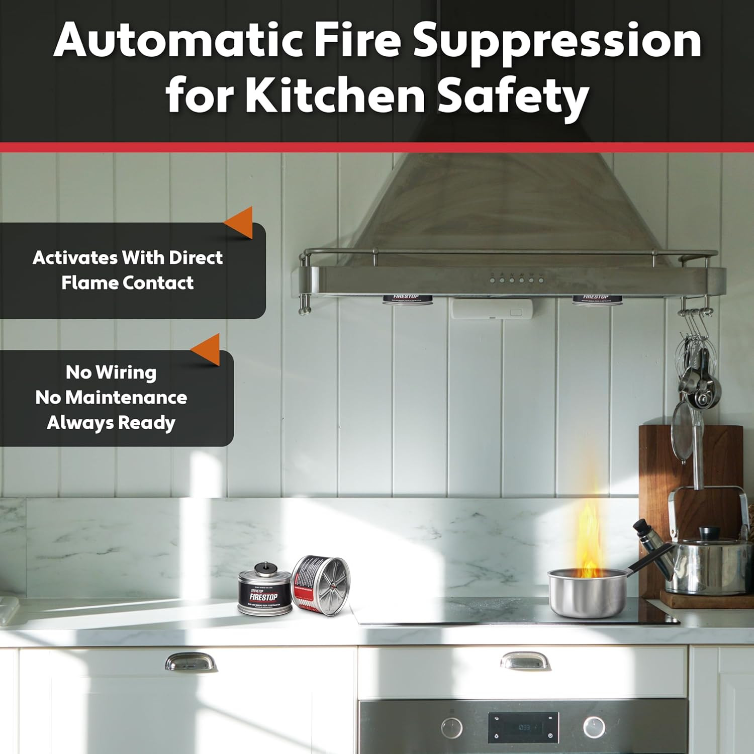 Rangehood® Automatic Stovetop Fire Suppressor System