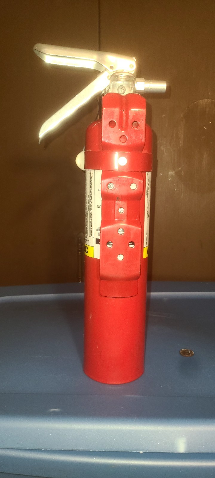 Amerex B417T ABC Dry Chemical Fire Extinguisher Holds 2.5lbs Dry Chemical