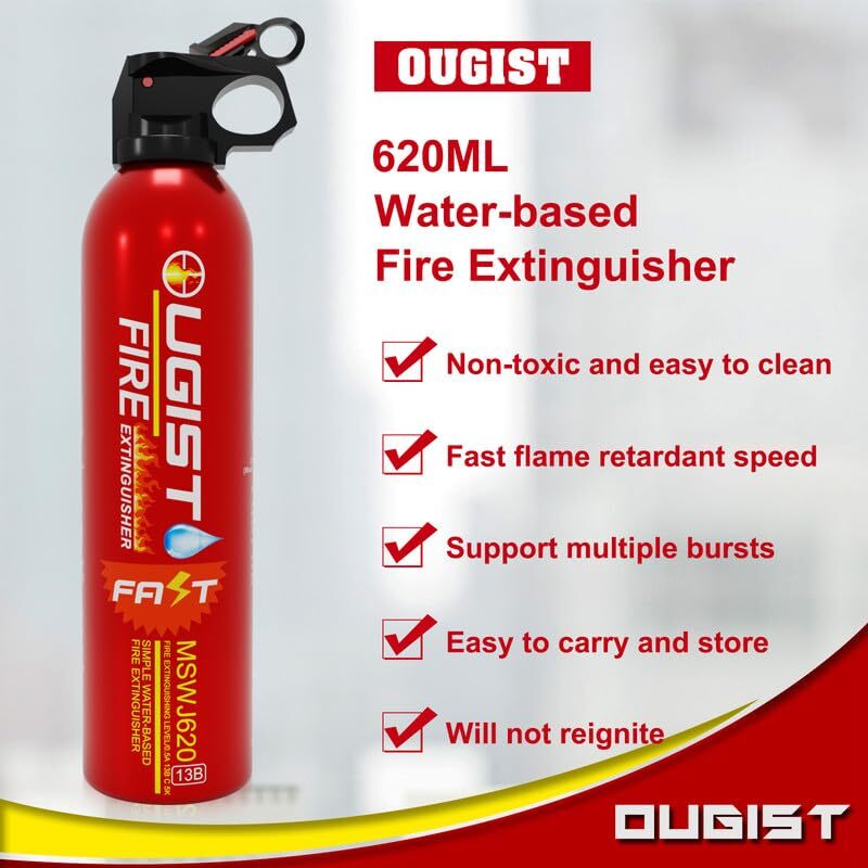 4 In1 Fire Extinguisher with Mount Fire Extinguishers for the House/Car/Kitchen