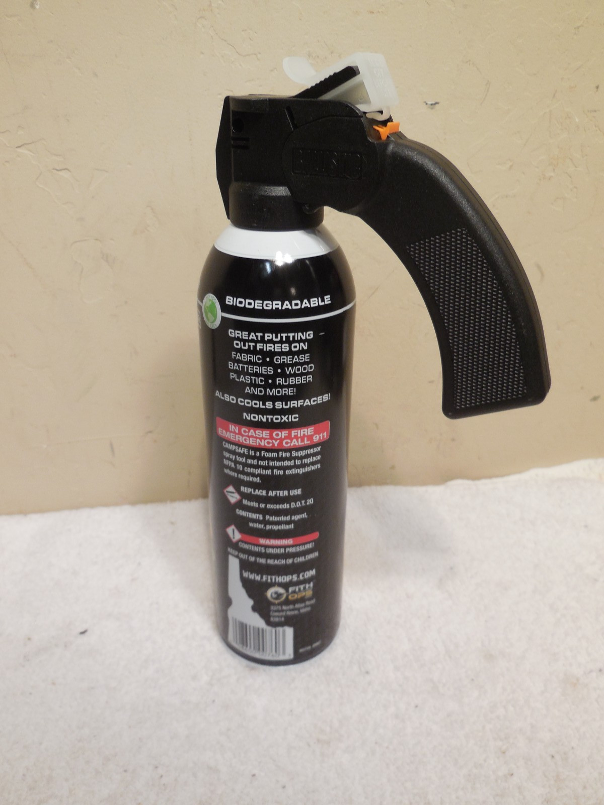 CampSafe Fire Suppressor Foam Eco-Friendly Fire Extinguisher