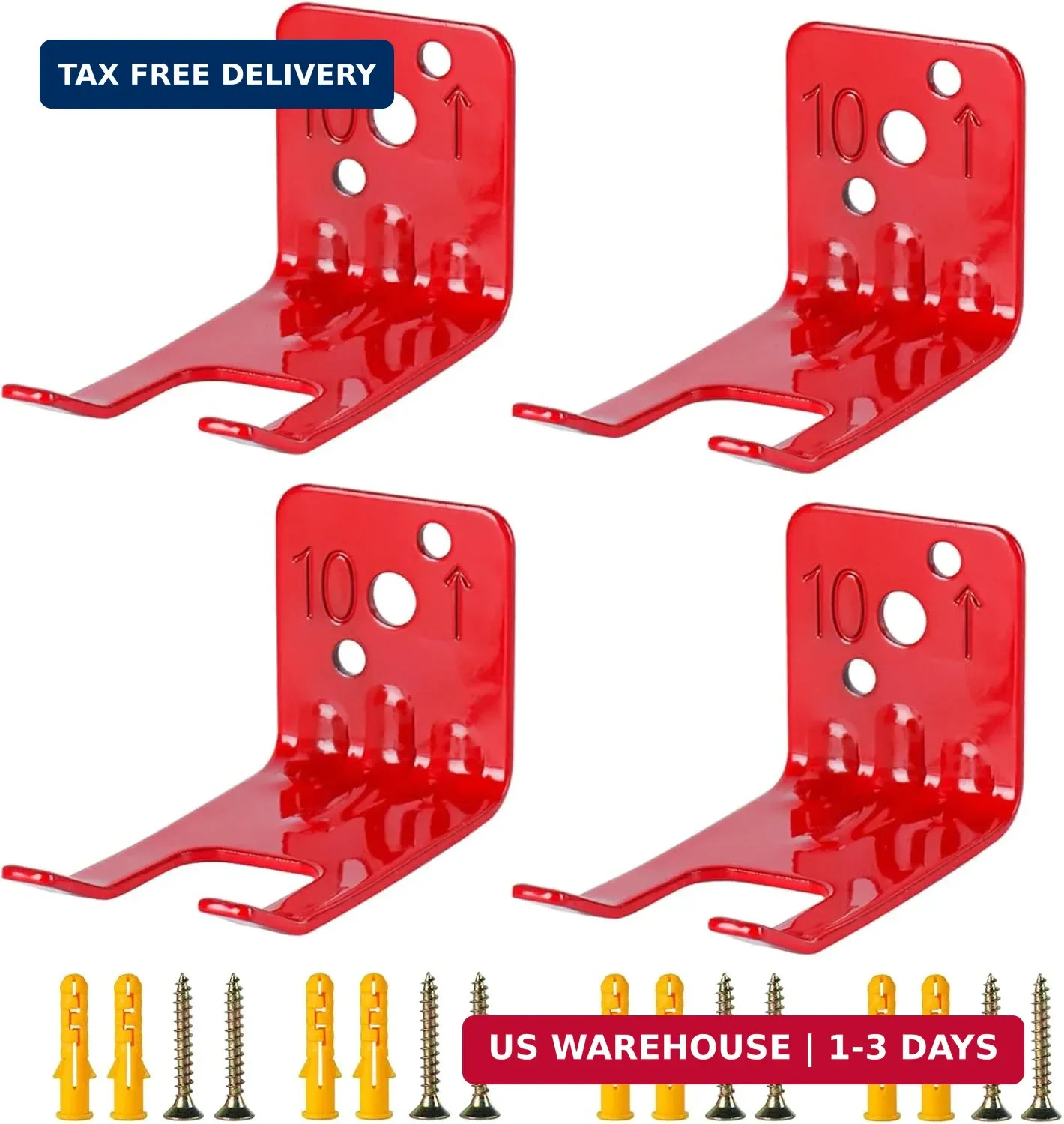 Fire Extinguisher Mounts & Brackets,4 Pack Fire Extinguisher Brackets and Holder