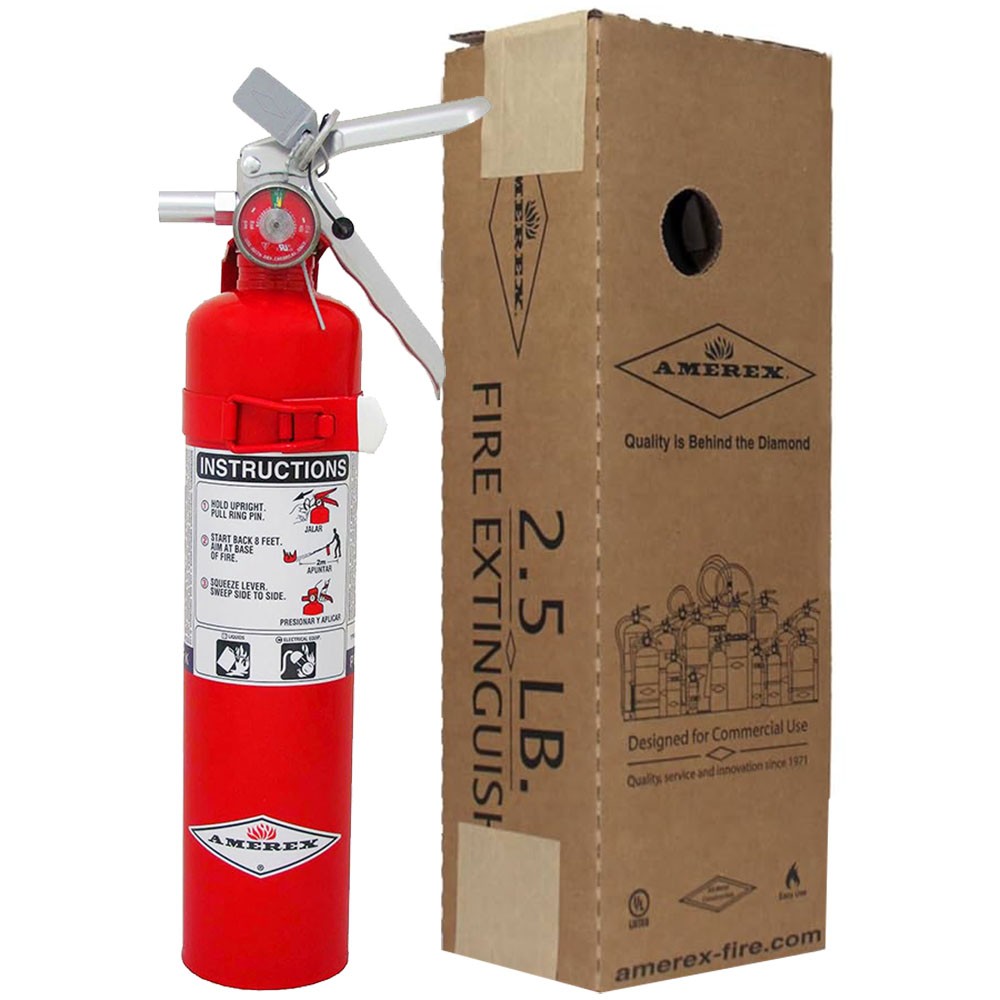 Amerex B410T 2.5 lbs Purple K Chemical Class B C Fire Extinguisher – 2 Pack
