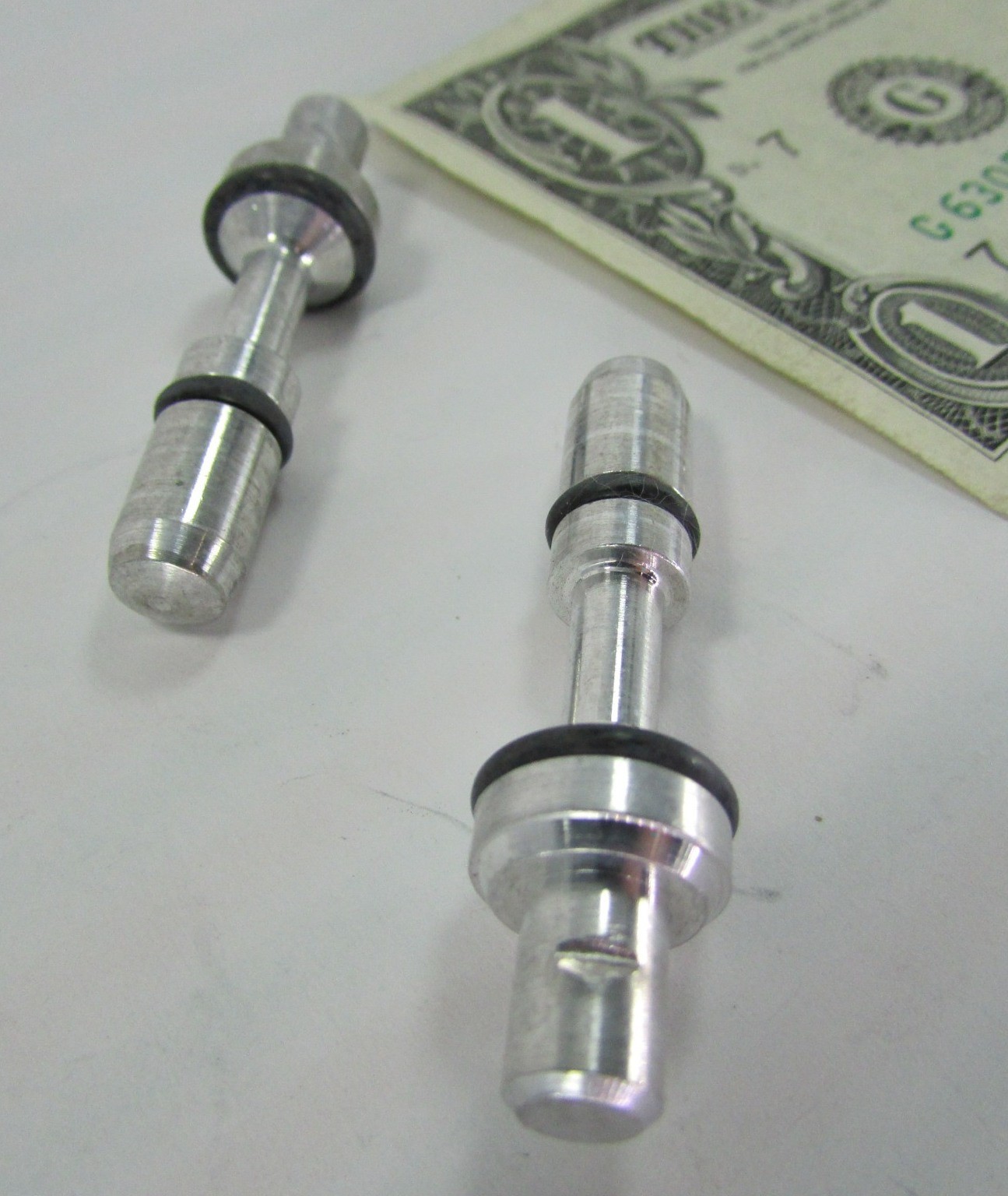 Lot 10 Badger Aluminum Valve Stems w/O-Rings for Dry Chemical Fire Extinguishers