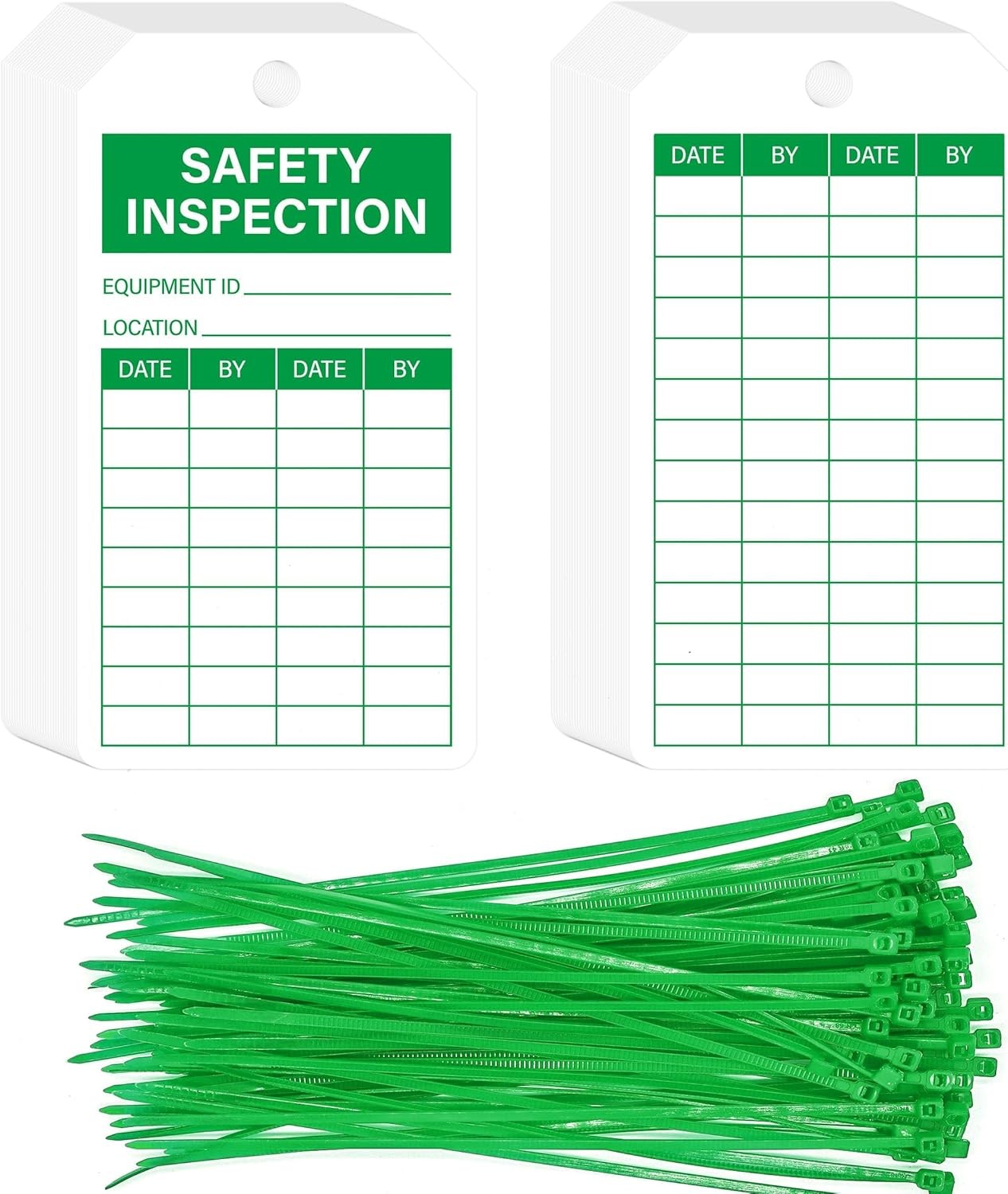 Safety Inspection Tags Label Set