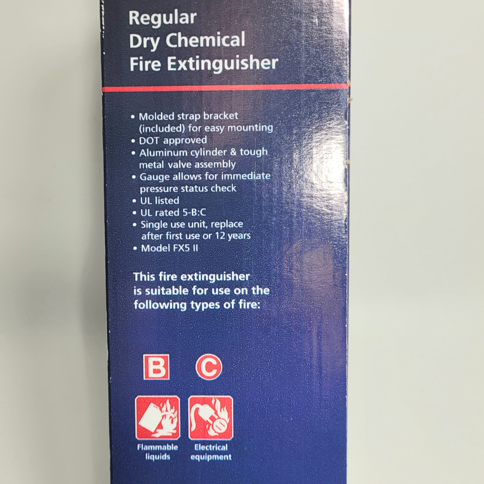 Kidde 408-21006287MTL Auto FX5 Fire Extinguisher Car Truck Racing