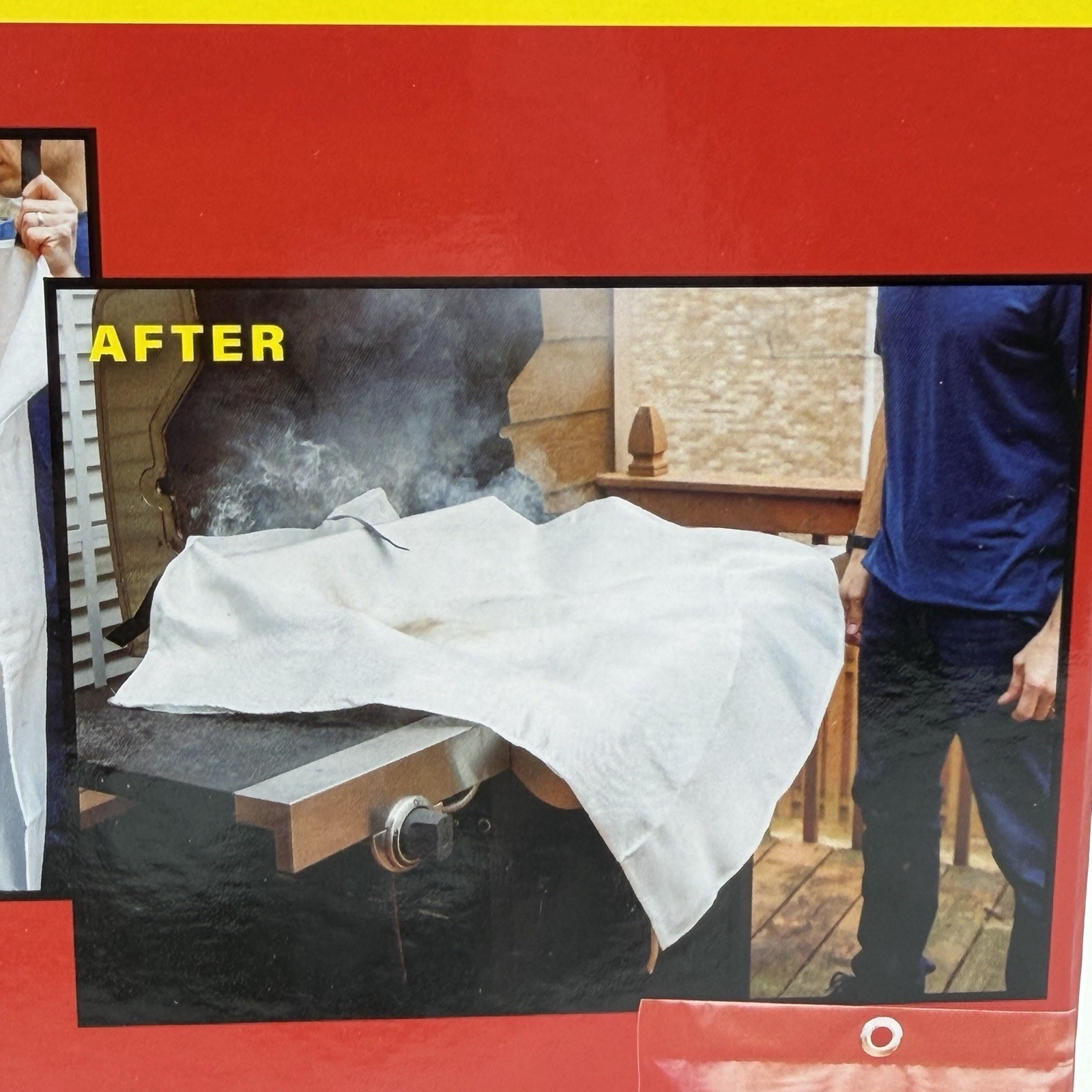 Fire Guardian Emergency Fire Blanket Woven Fiberglass 40″ x 40″ Large New