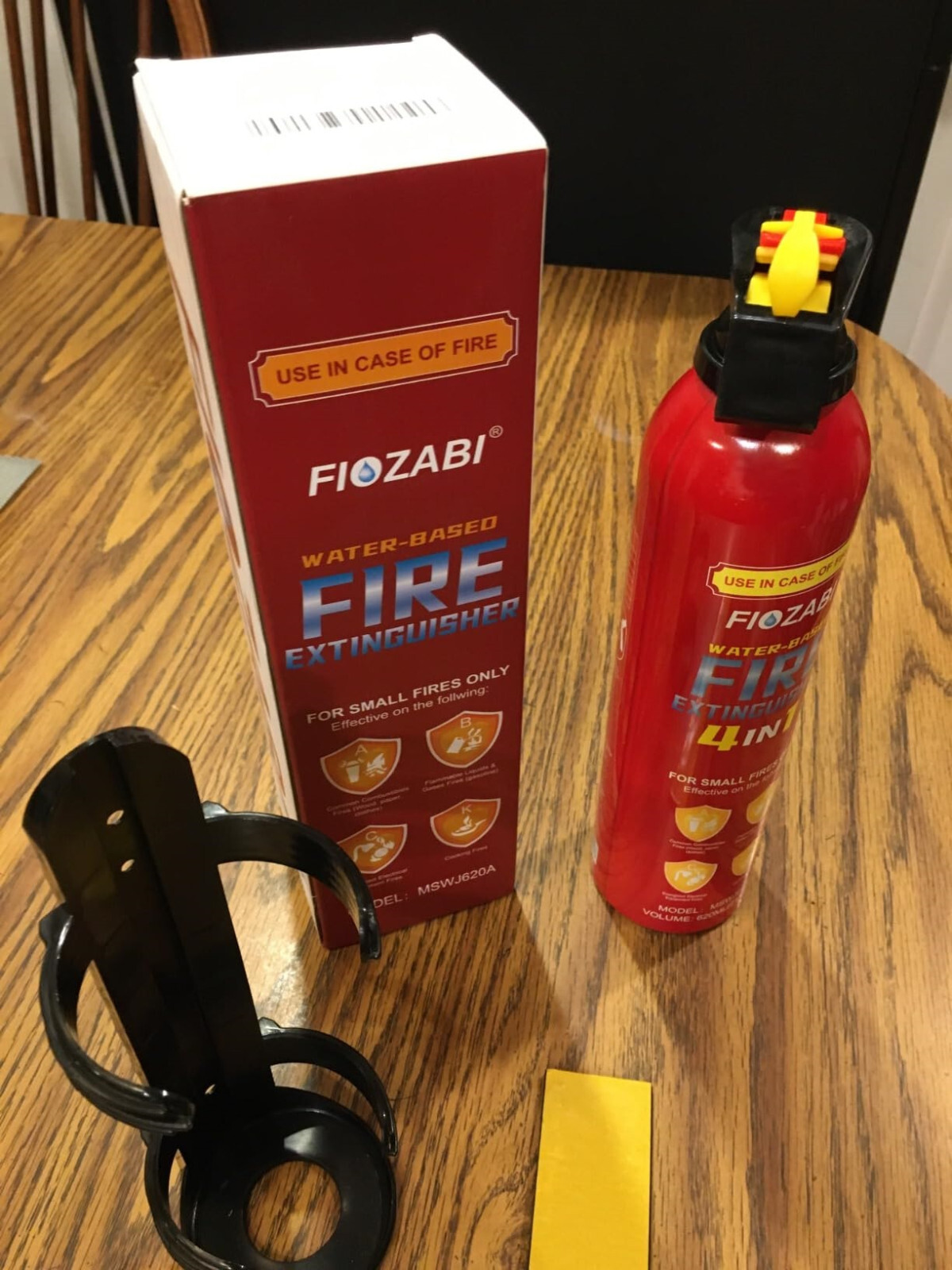 Portable Fire Extinguisher Spray With Bracket For Car Home Kitchen Garage House