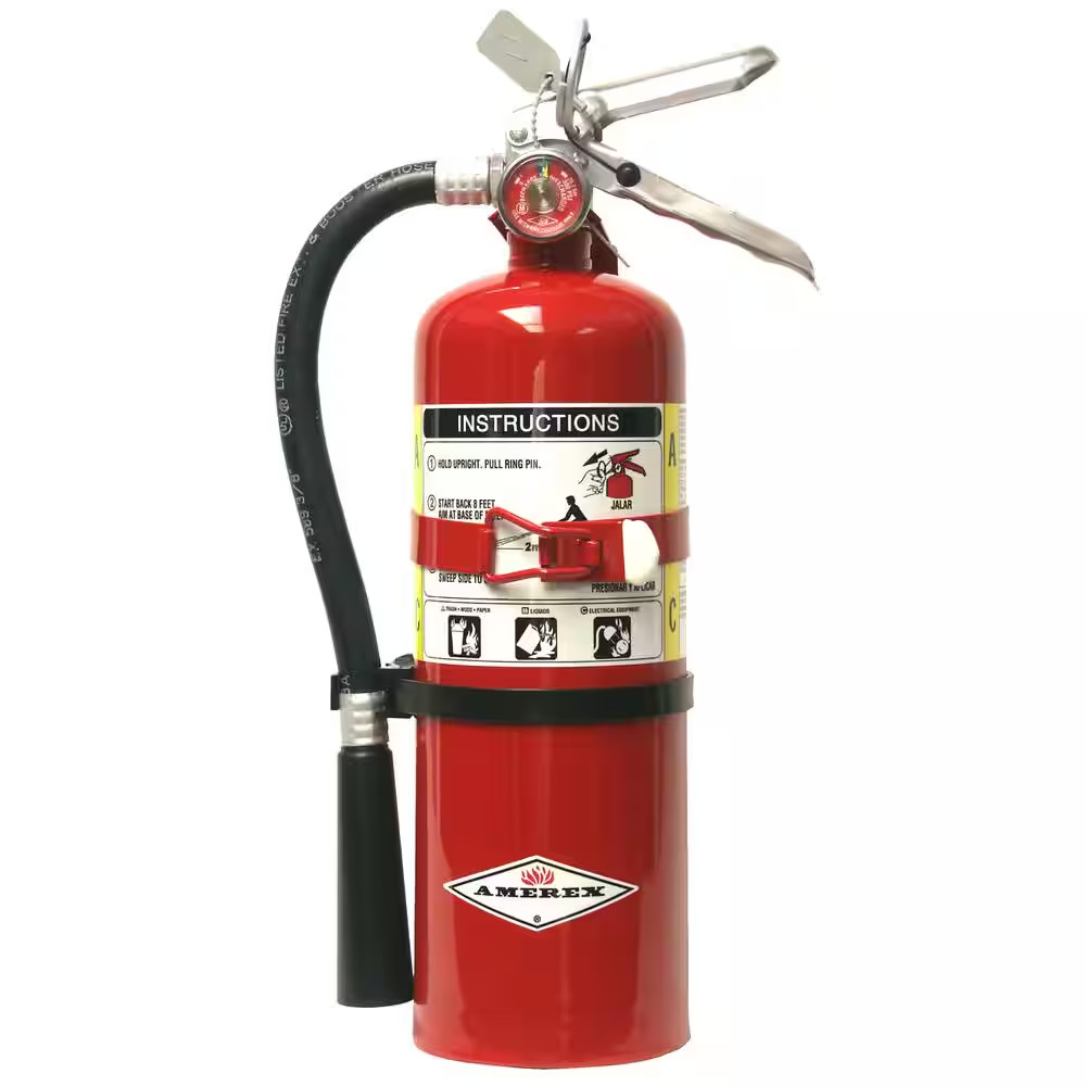 2-A:10-B:C 5 Lbs. ABC Dry Chemical Fire Extinguisher