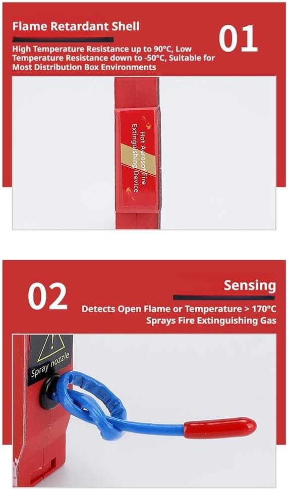 Automatic Heat Aerosol Fire Extinguishing for Kitchen Car Electric / Battery Box