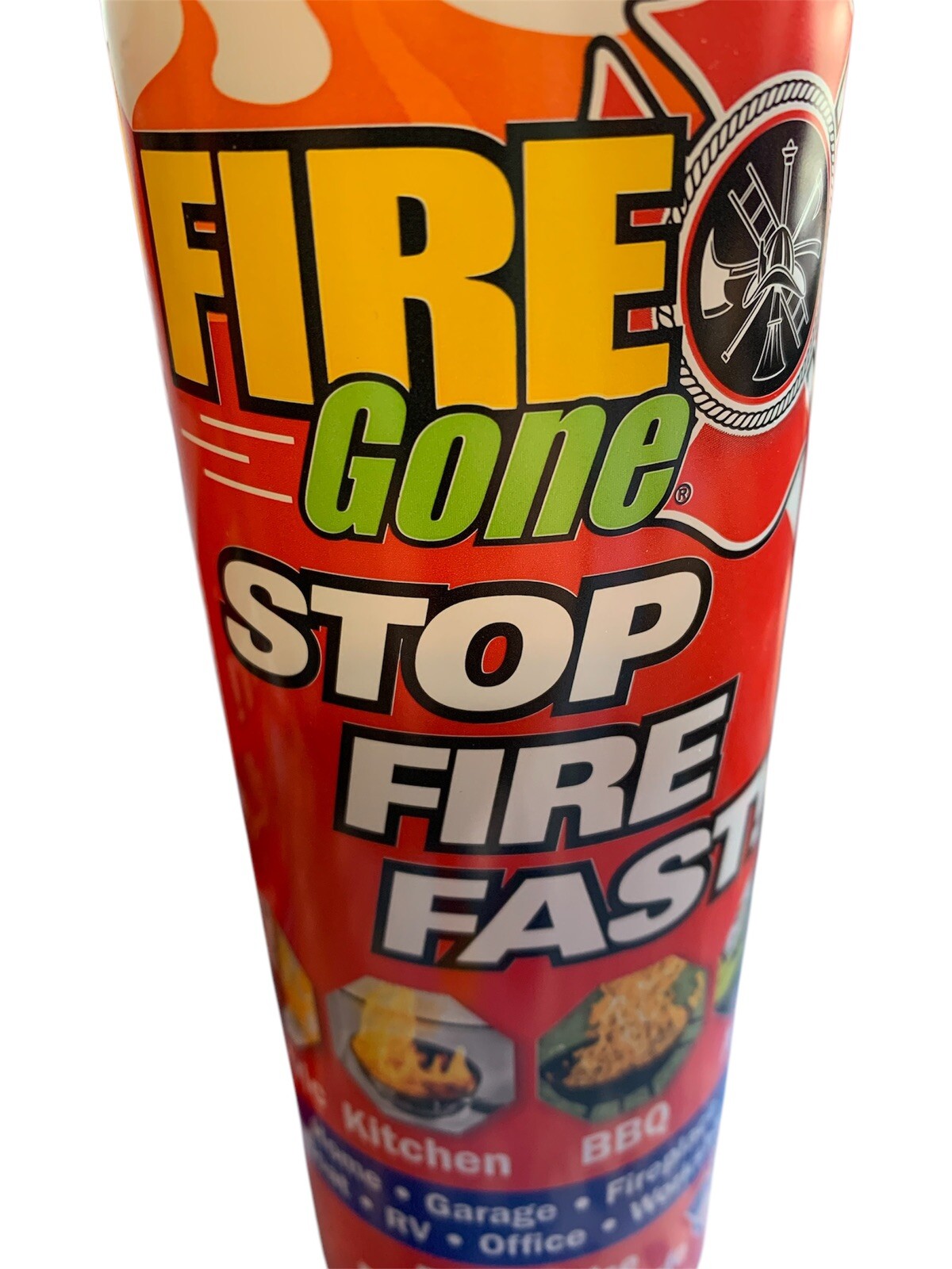 Fire Gone 5-in-1 Compact Fire Extinguisher for Car Grease and Electrical -2 PACK